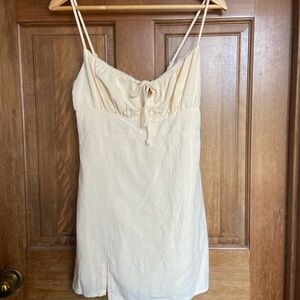 Elegant Yellow Slip Dress